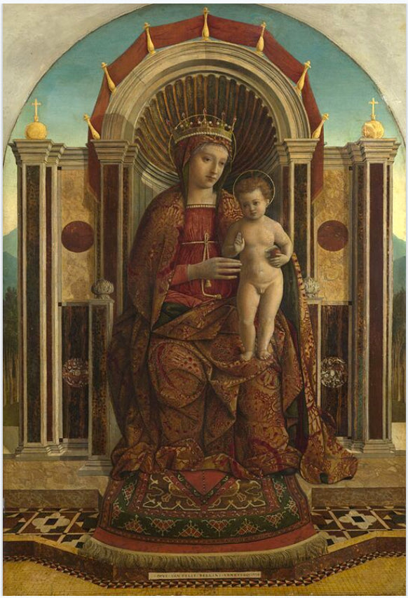 Majestede Meryem Ana ve Çocuk - Gentile Bellini