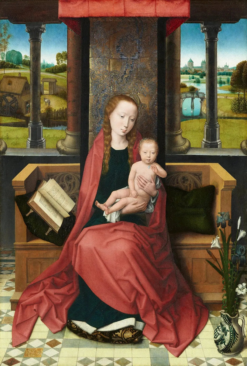 Meryem Ana ve Çocuk Tahtta - Hans Memling