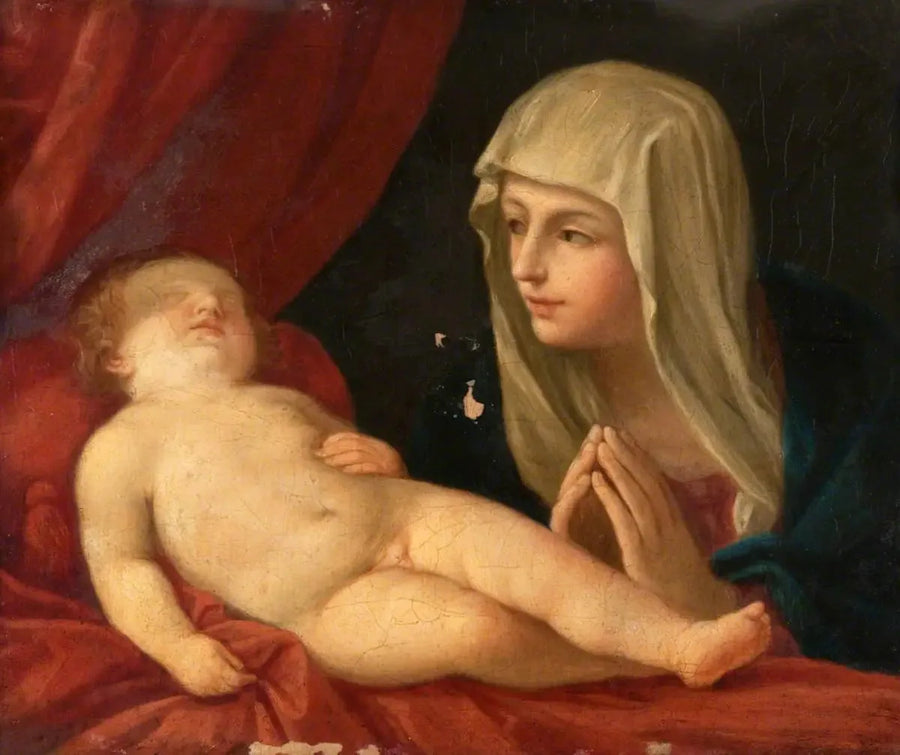 Bakire ve Uyuyan Çocuk - Guido Reni