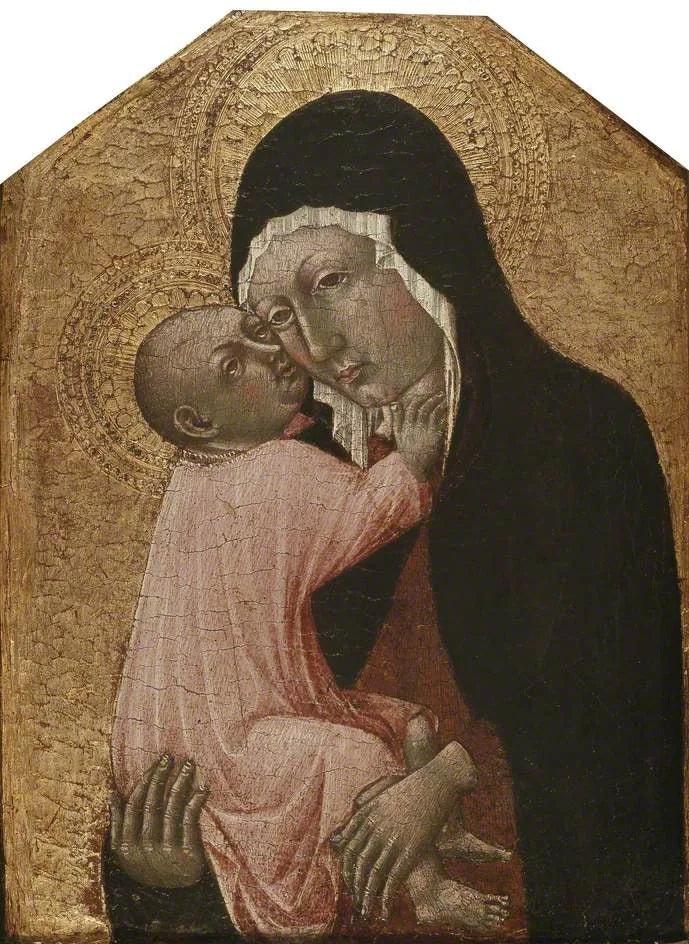 Bakire ve Çocuk - Giovanni di Paolo