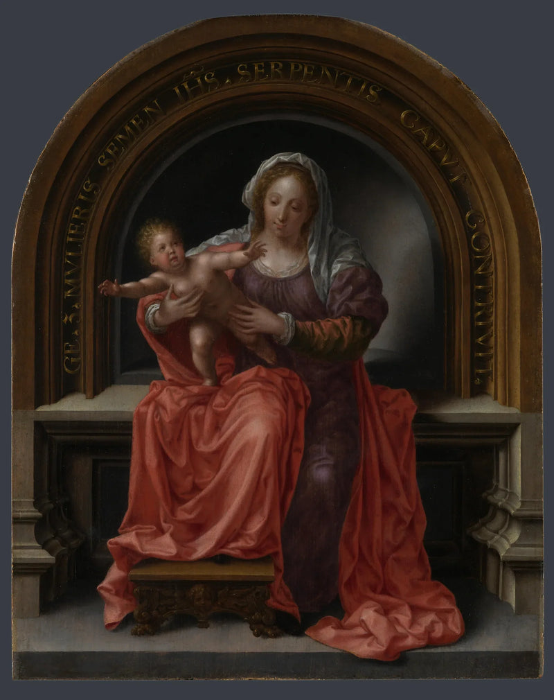 Bakire ve Çocuk - Jan Gossaert