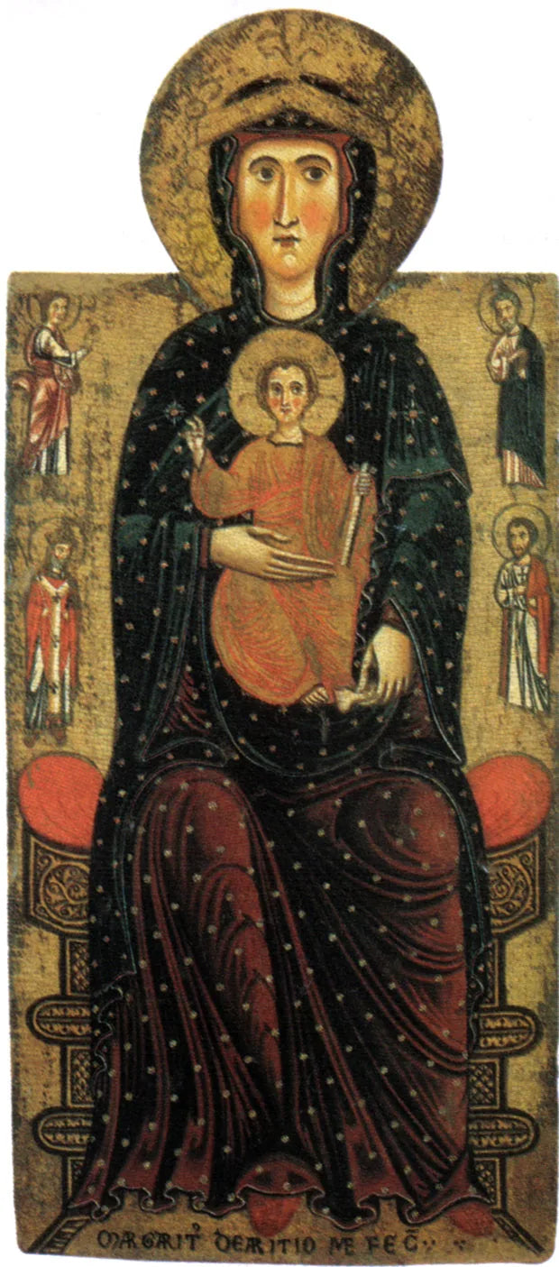 Meryem Ana ve Çocuk - Margaritone d'Arezzo