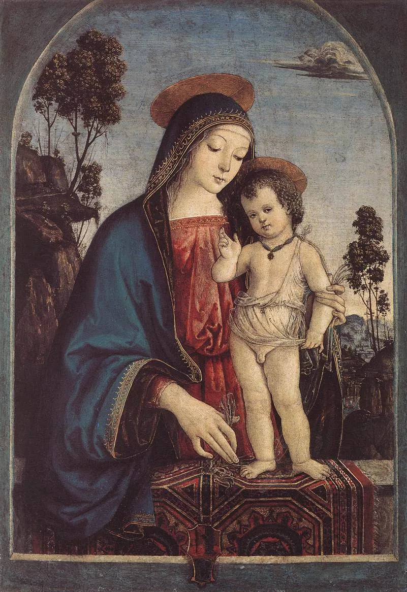 Bakire ve Çocuk - Pinturicchio