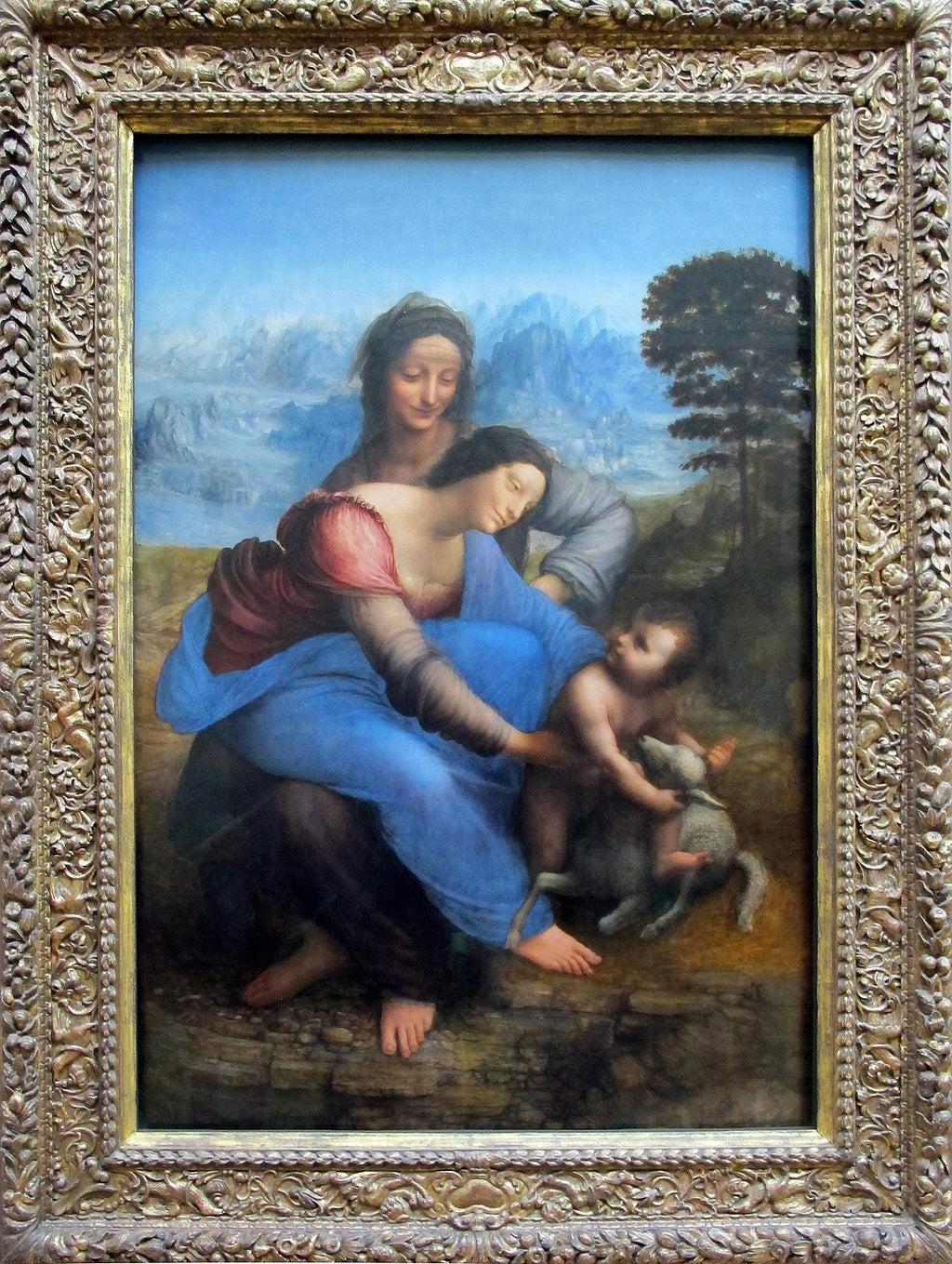 Meryem, Çocuk İsa ve Aziz Anne - Leonardo da Vinci