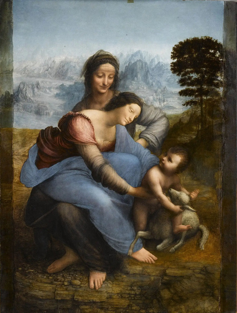 Meryem, Çocuk İsa ve Aziz Anne - Leonardo da Vinci