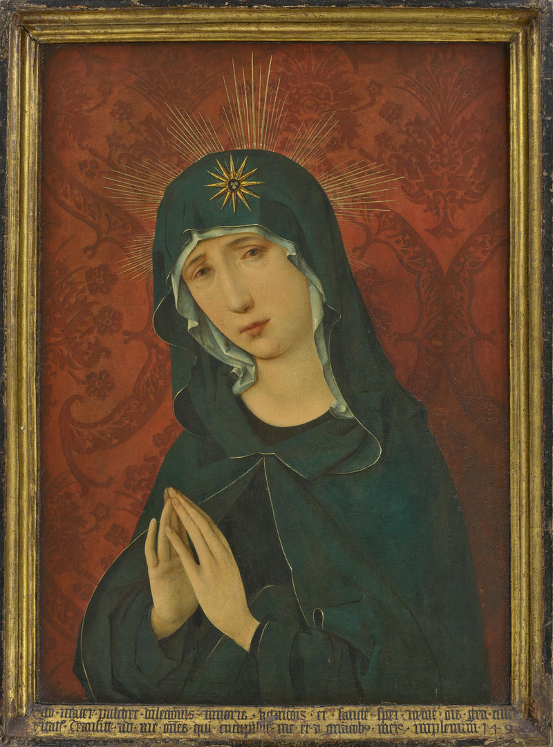 İsa'nın Annesi olarak Meryem Ana, Acıların Annesi - Hans Holbein the Elder