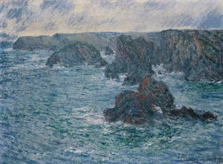 Belle-Île Şehri - Claude Monet