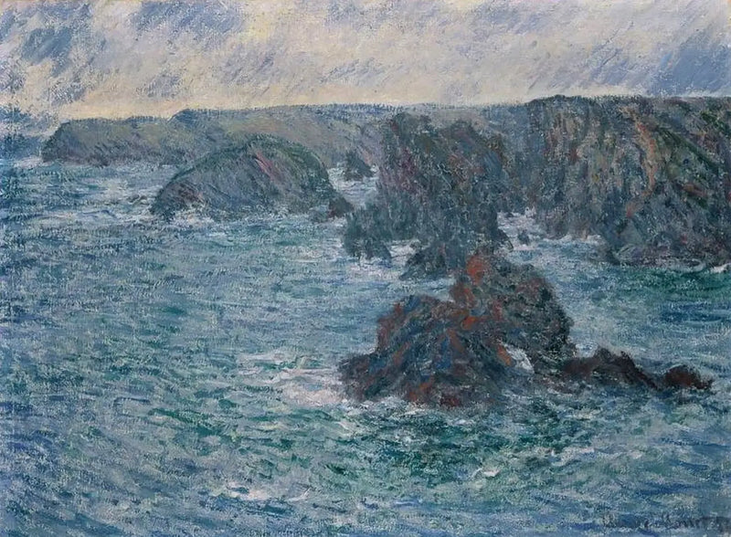 Belle-Île Şehri - Claude Monet