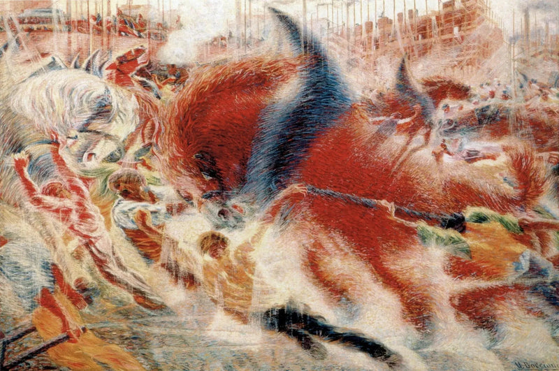 Şehir Kalkıyor - Umberto Boccioni