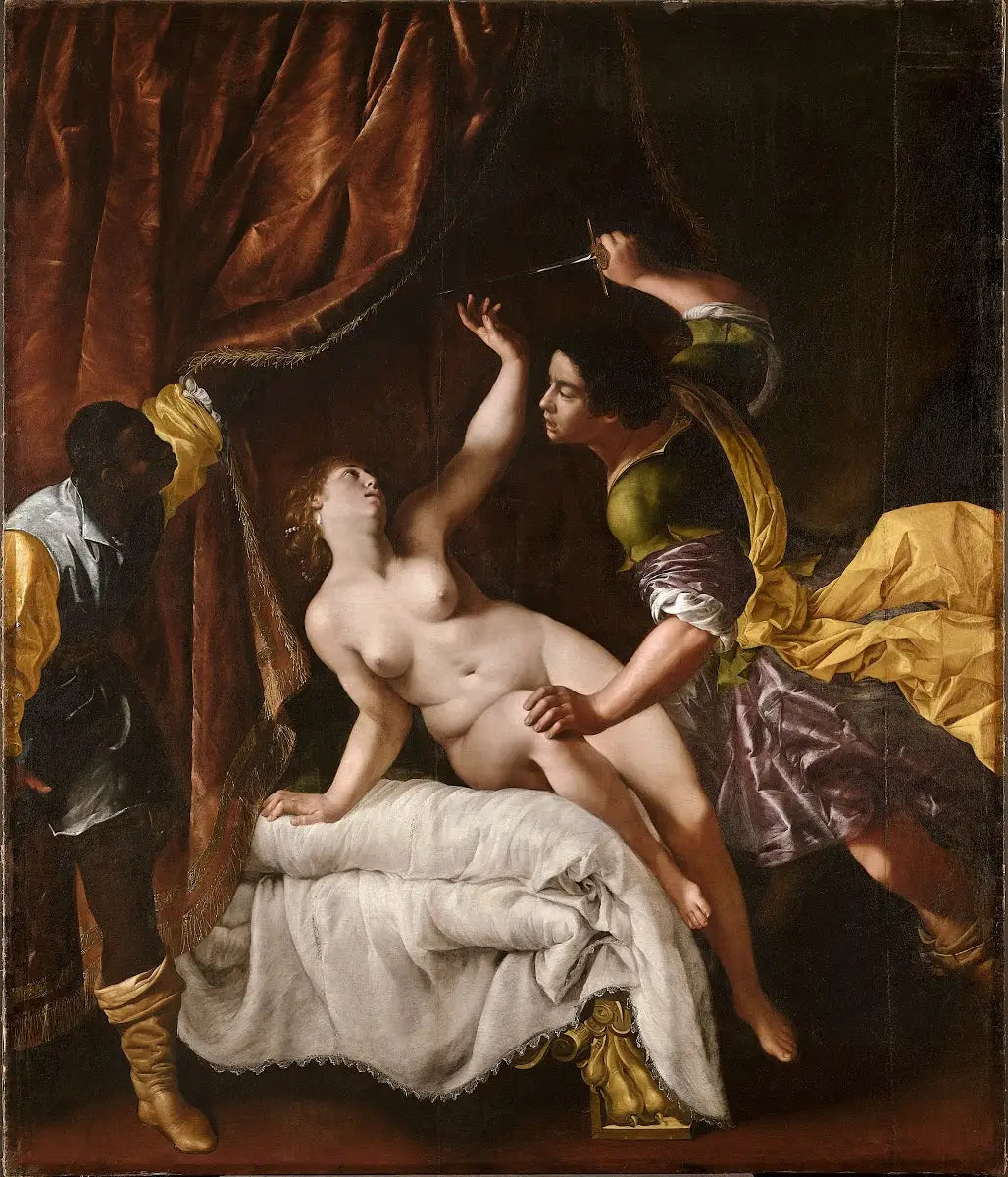 La viole de Lucrèce - Artemisia Gentileschi - Alpha Reproduction
