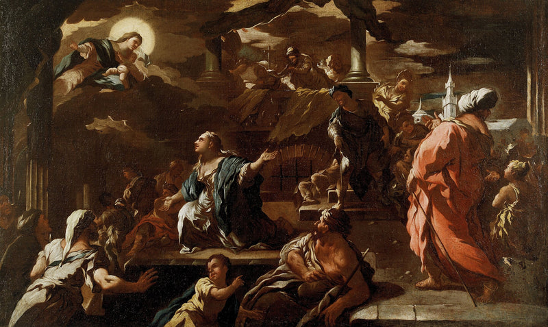 Meryem'in Vizyonu - Luca Giordano