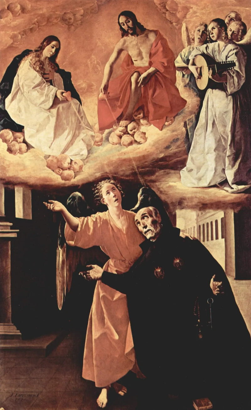 Saint Alonso Rodriguez'in Vizyonu - Francisco de Zurbarán