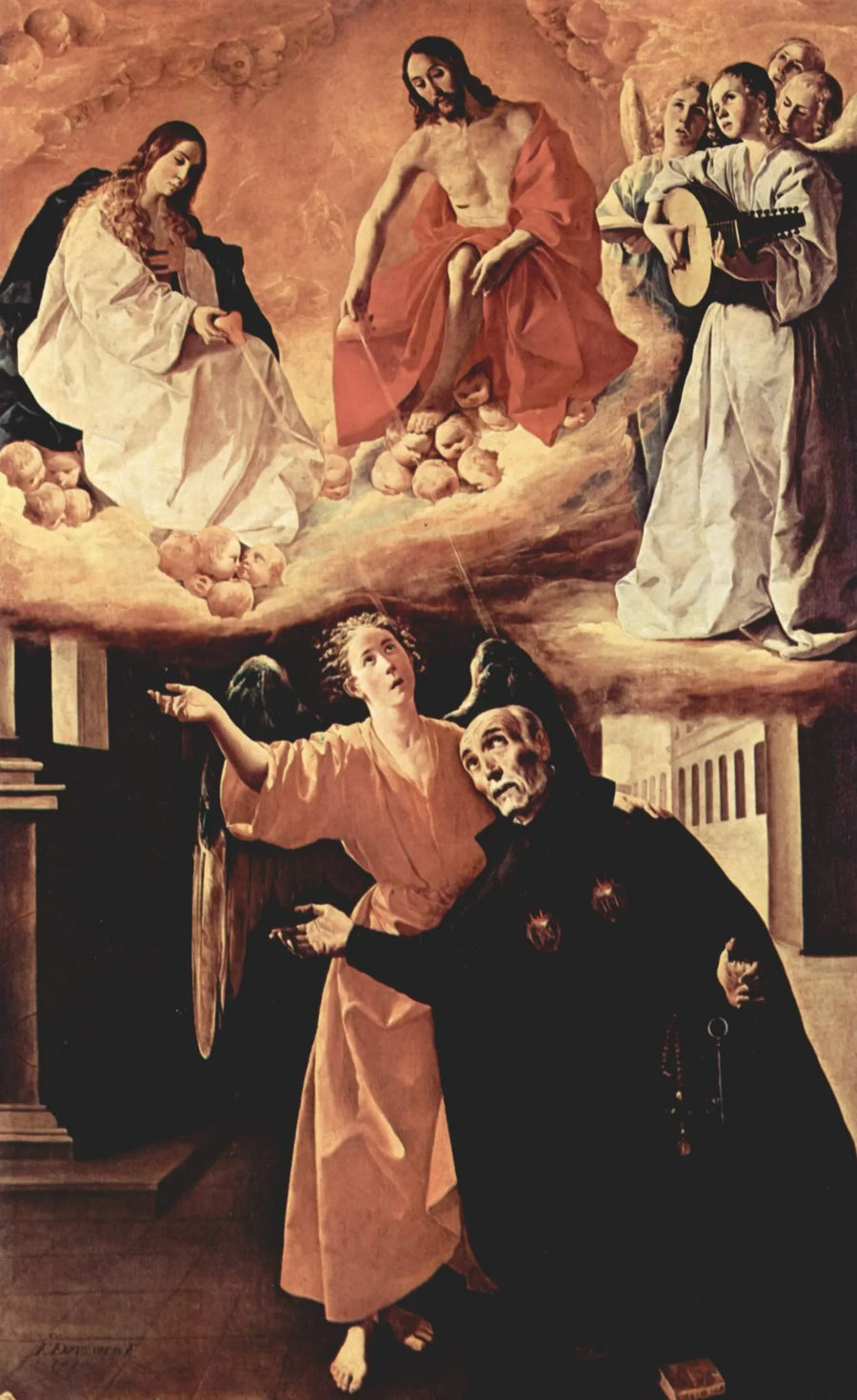 Saint Alonso Rodriguez'in Vizyonu - Francisco de Zurbarán