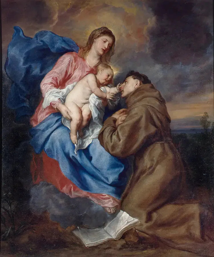 Padova'lı Aziz Antonius'un Vizyonu, yaklaşık 1629 - Antoine van Dyck