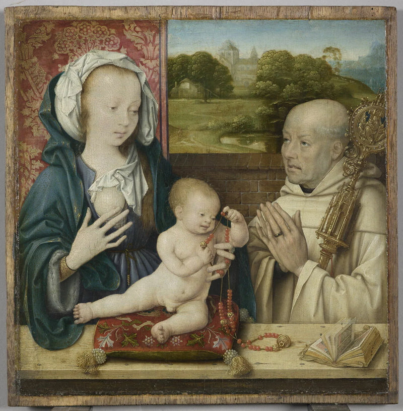 Saint Bernard'ın Vizyonu - Joos van Cleve