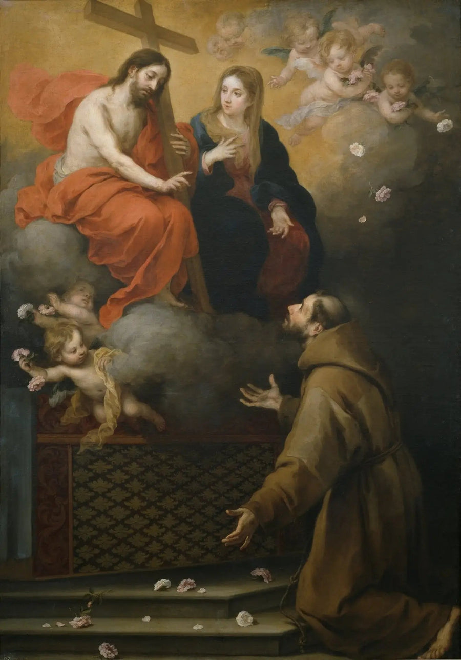 Saint François'nin Portioncule'ye Vizyonu - Bartolomé Esteban Murillo