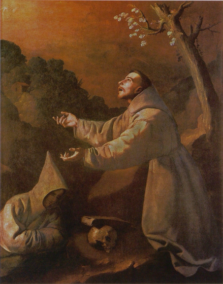 Saint François'nin Vizyonu - Francisco de Zurbarán