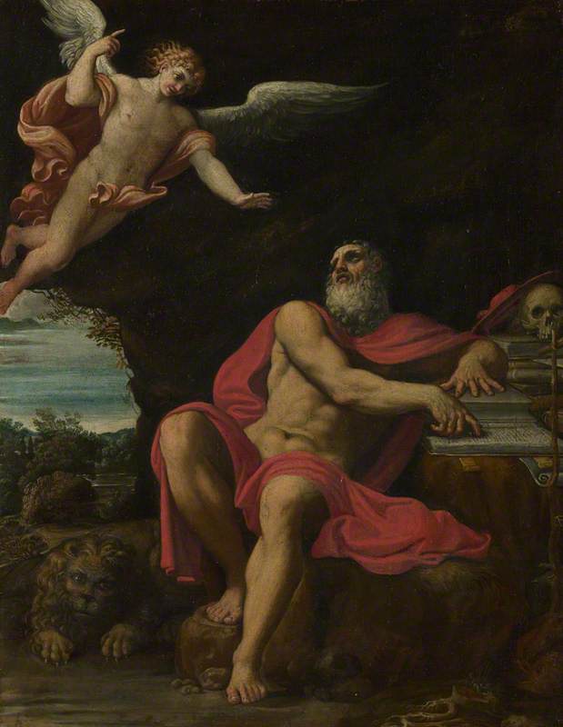 Aziz Jerome'in Vizyonu - Domenichino