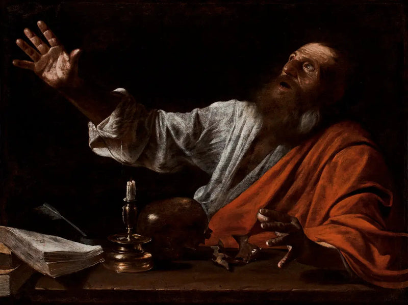 Aziz Jerome'un Vizyonu - Caravaggio