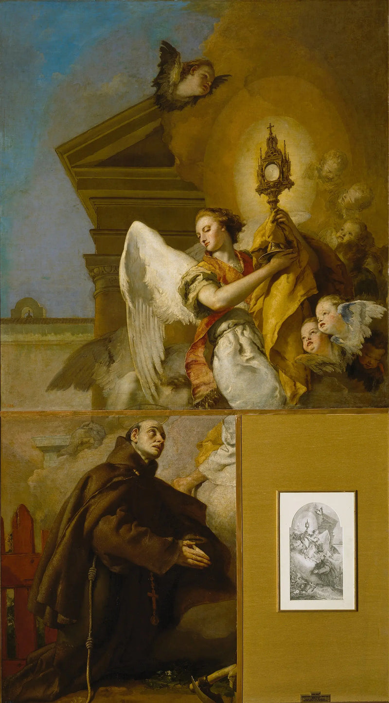 Saint Pascal Baylon'un Vizyonu - Giovanni Battista Tiepolo