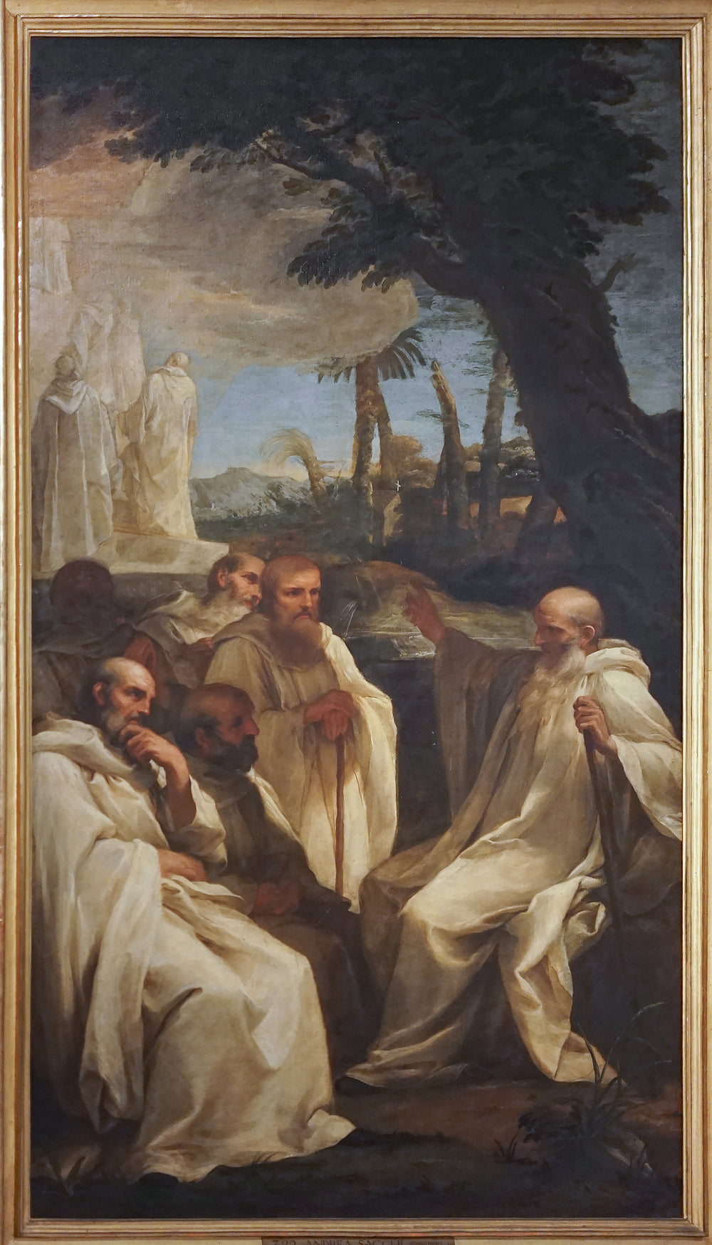 La Vision de saint Romuald - Andrea Sacchi - Alpha Reproduction