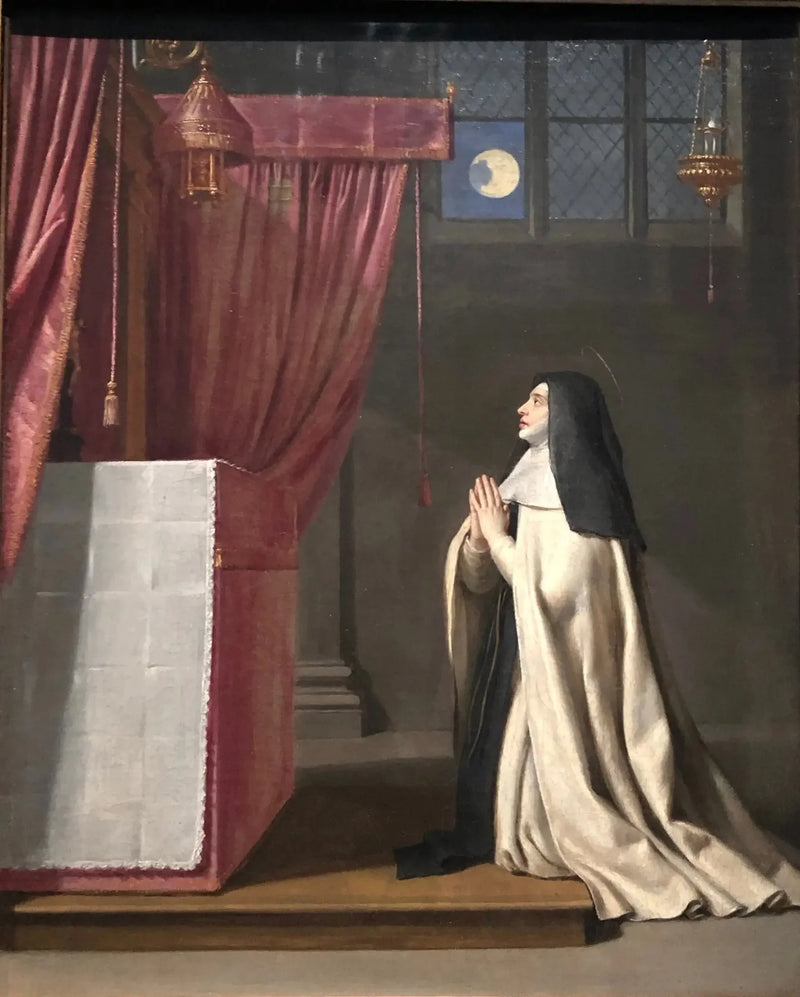 Cornillon'daki Aziz Julienne'nin Vizyonu - Philippe de Champaigne