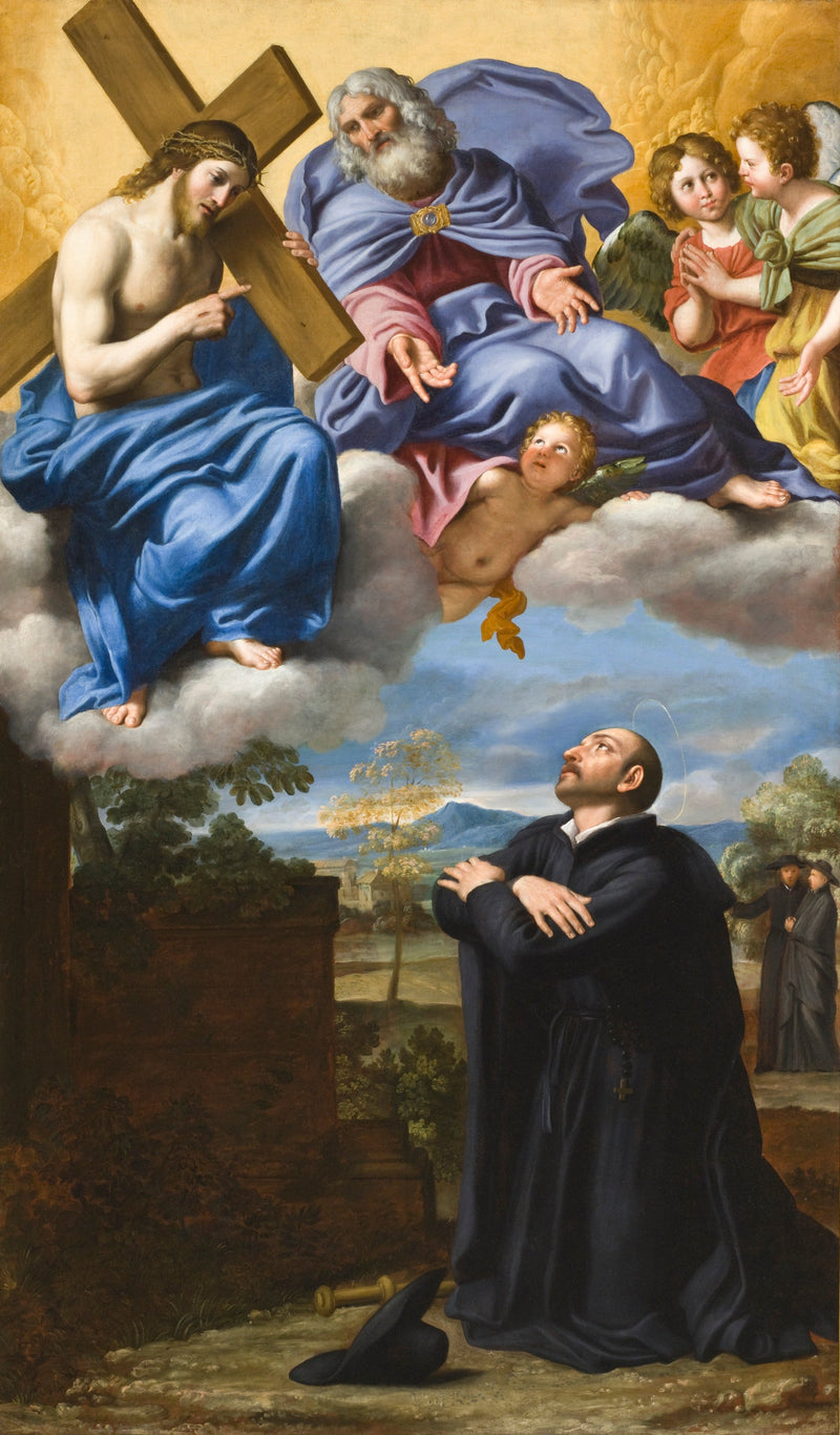 İgnatius Loyola'nun La Storta'daki İsa ve Baba Tanrı'nın Vizyonu - Domenichino