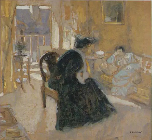Madame Hessel'e Ziyaret - Édouard Vuillard
