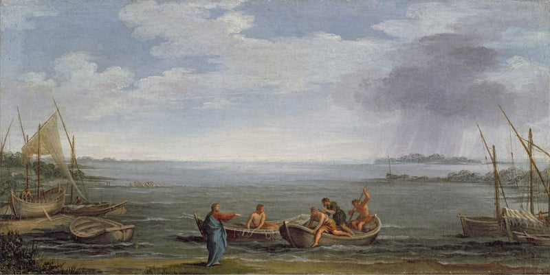 Aziz Petrus ve Aziz Andreas'ın Vocation - Pietro da Cortona