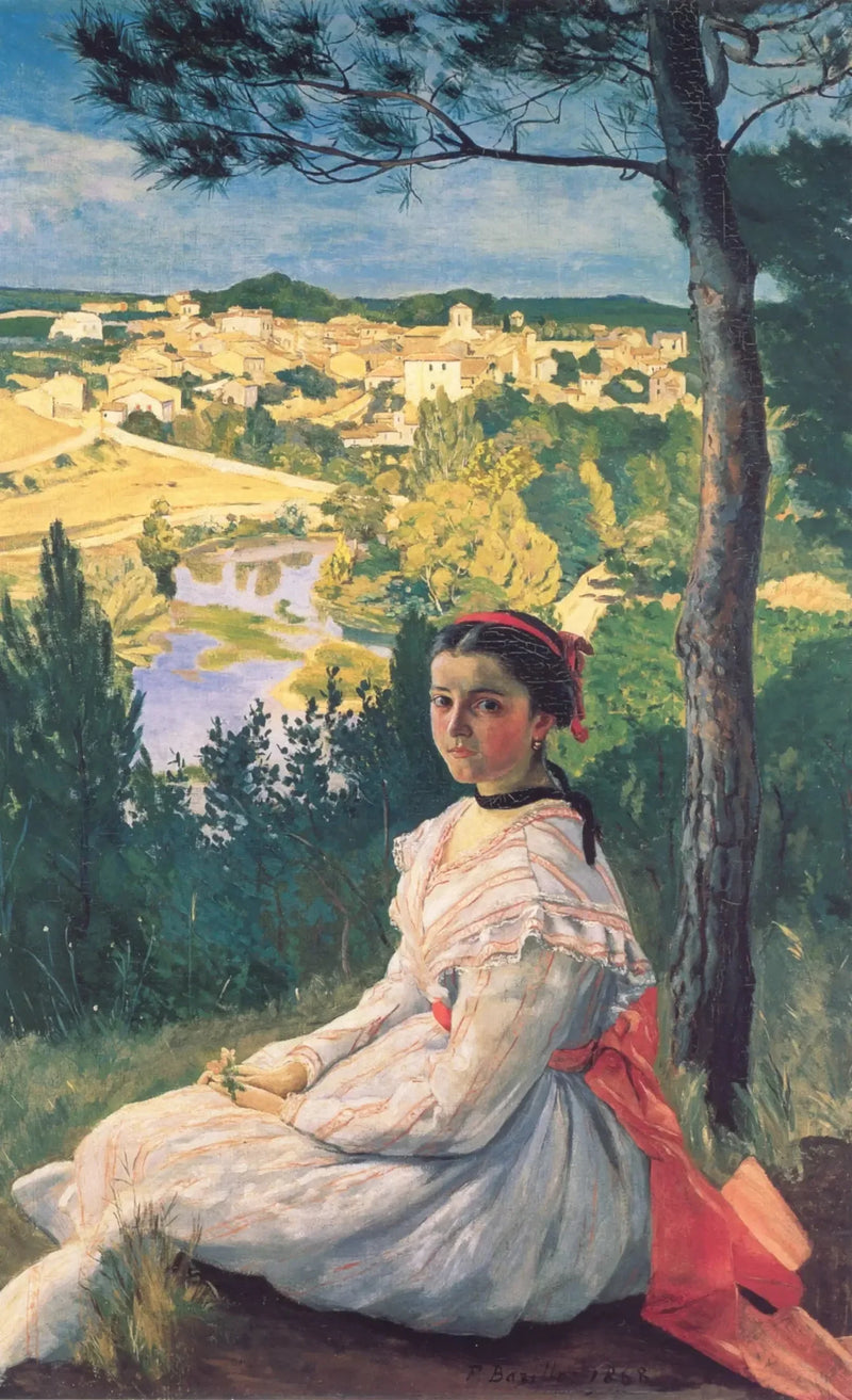 Köy Manzarası - Frédéric Bazille