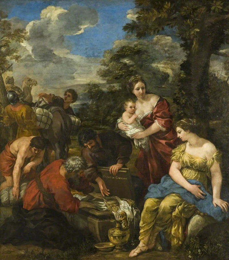 Laban'ın idol arayışı - Pietro da Cortona