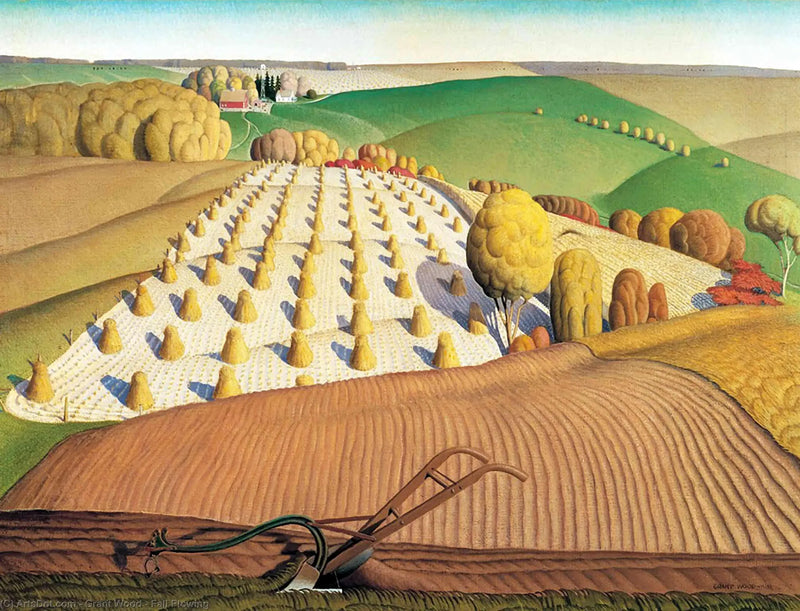Sonbahar İşçiliği - Grant Wood