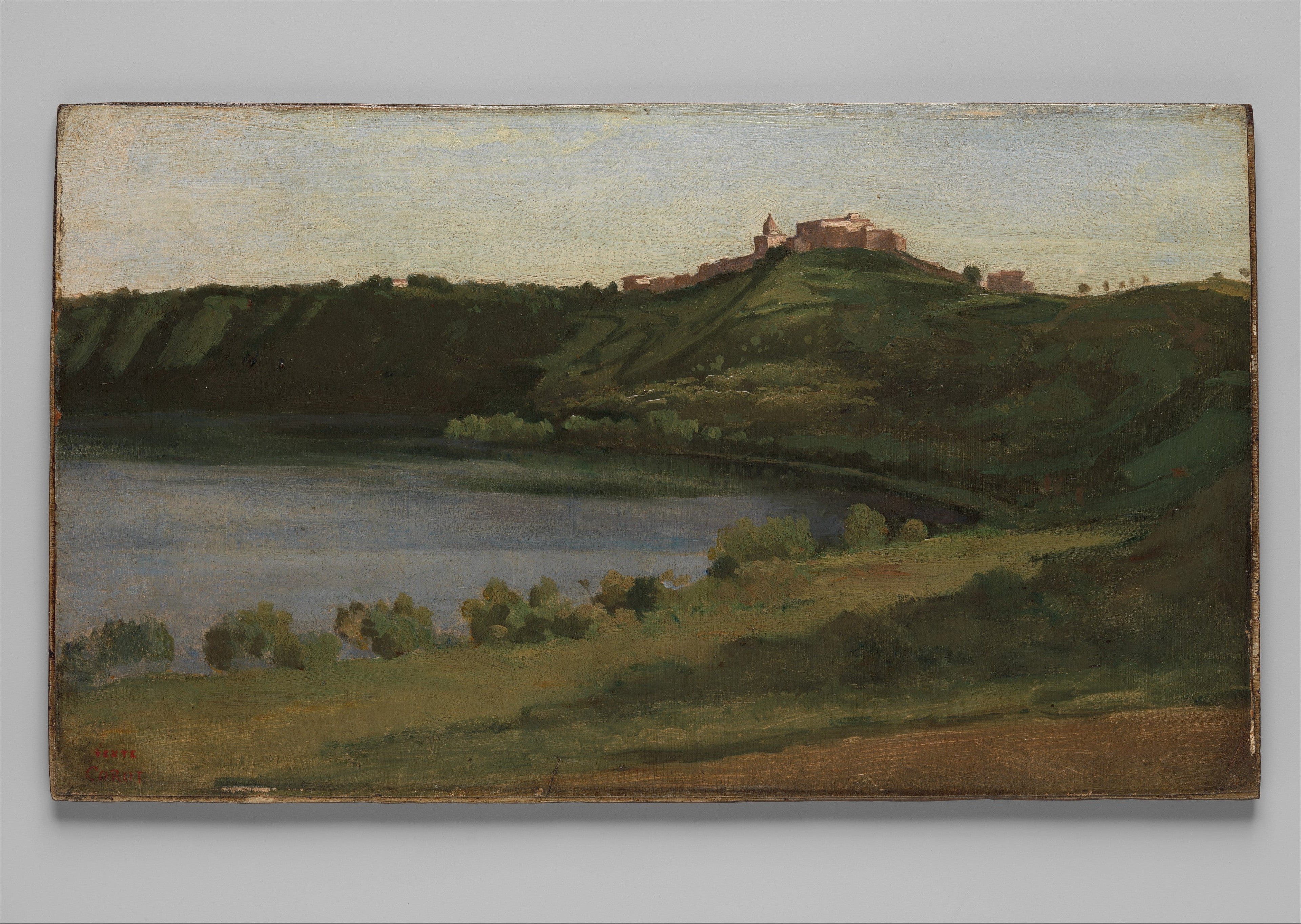 Lac Albano et Castel Gandolfo - Jean-Baptiste Camille Corot