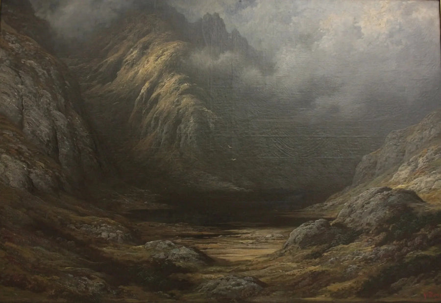İskoçya'da Fırtına Sonrası Lak - Gustave Doré