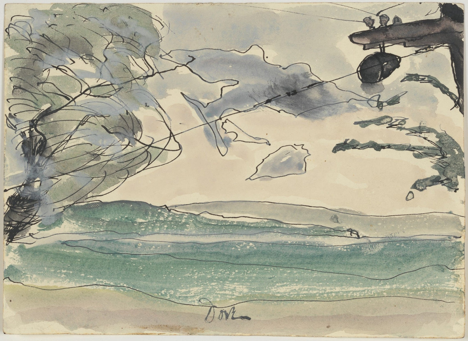 Lac Seneca - Arthur Dove image 1 tableau peint à l’huile sur toile