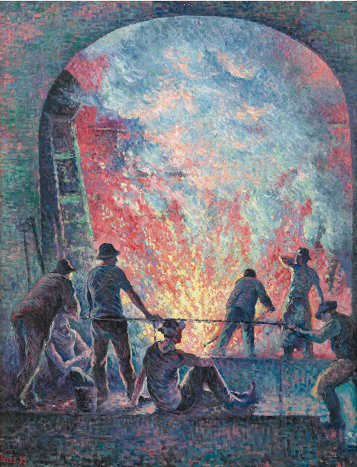 L'aciérie - Maximilien Luce