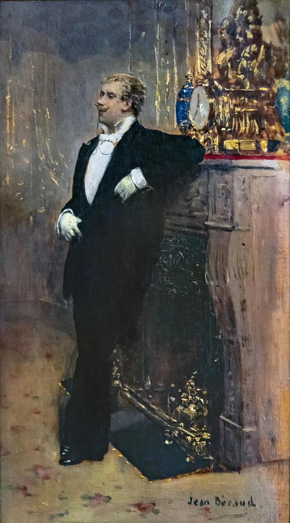 L’acteur Coquelin aîné accoudé - Jean Béraud - Alpha Reproduction