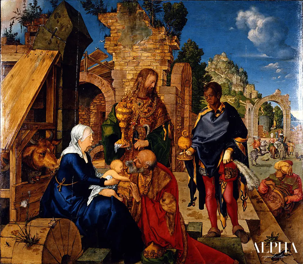 L'Adoration des mages (Dürer) - Albrecht Dürer - Reproductions de tableaux et peintures haut de gamme