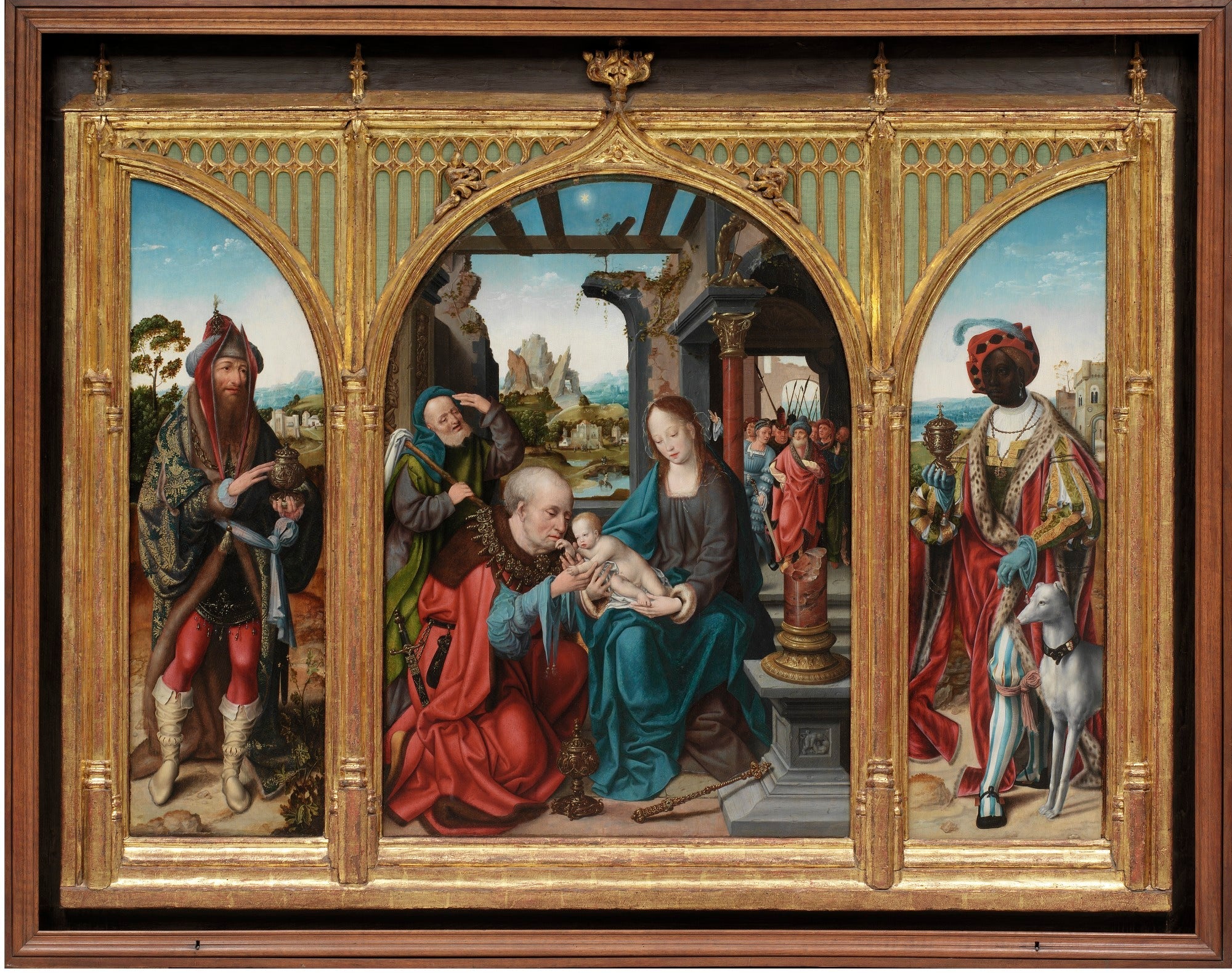 L’Adoration des Rois mages - Joos van Cleve - Alpha Reproduction