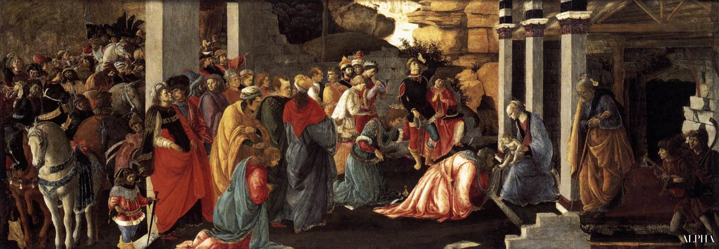 L'adoration des rois - Sandro Botticelli - Reproductions de tableaux et peintures haut de gamme