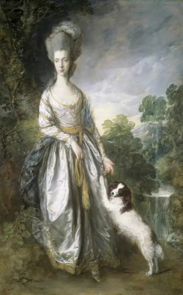 Lady Brisco (1822'de vefat etmiş) - Thomas Gainsborough