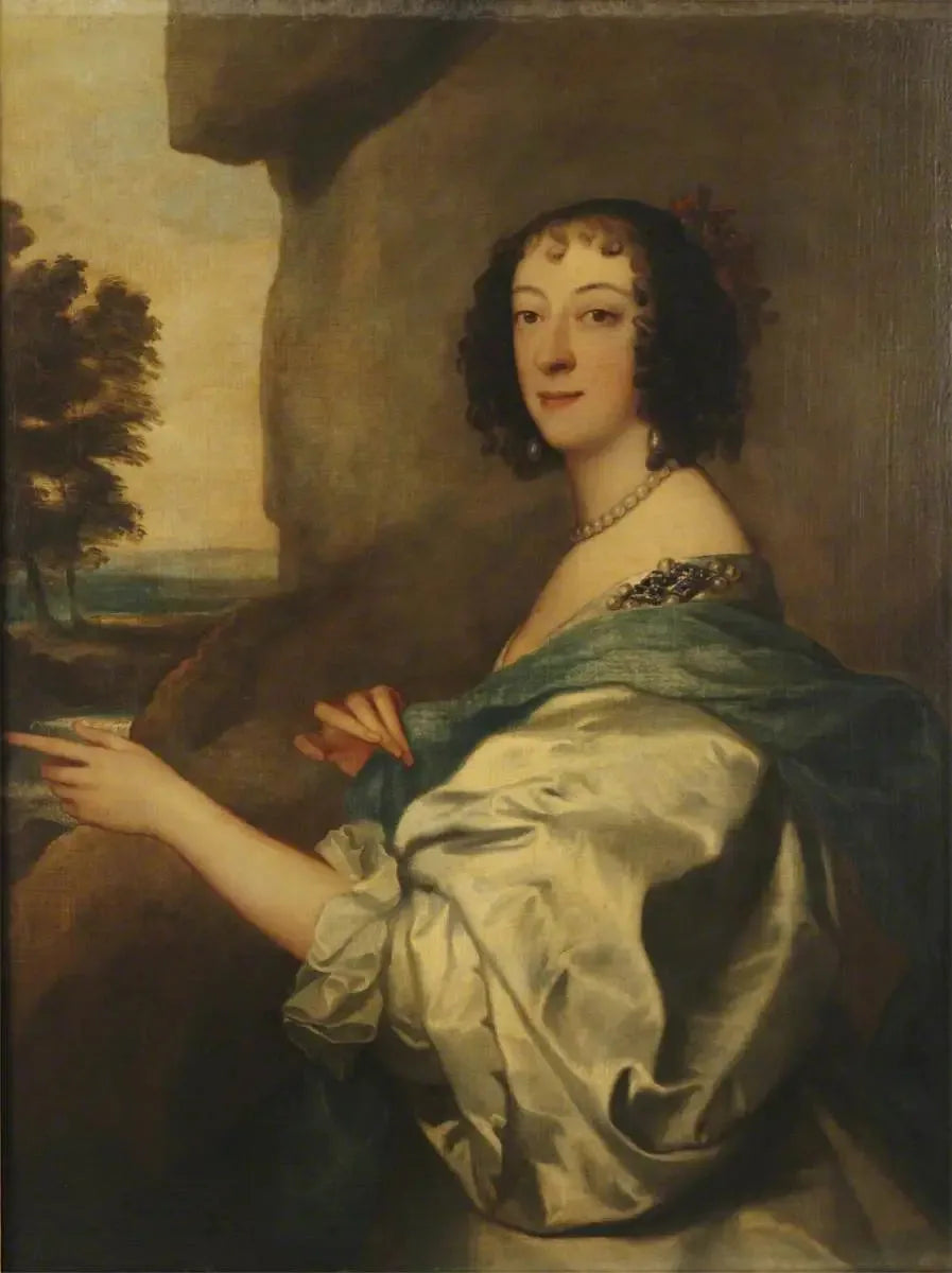 Lady Elizabeth Clifford, Burlington Kontesi (1621 – 1698) - Antoine van Dyck