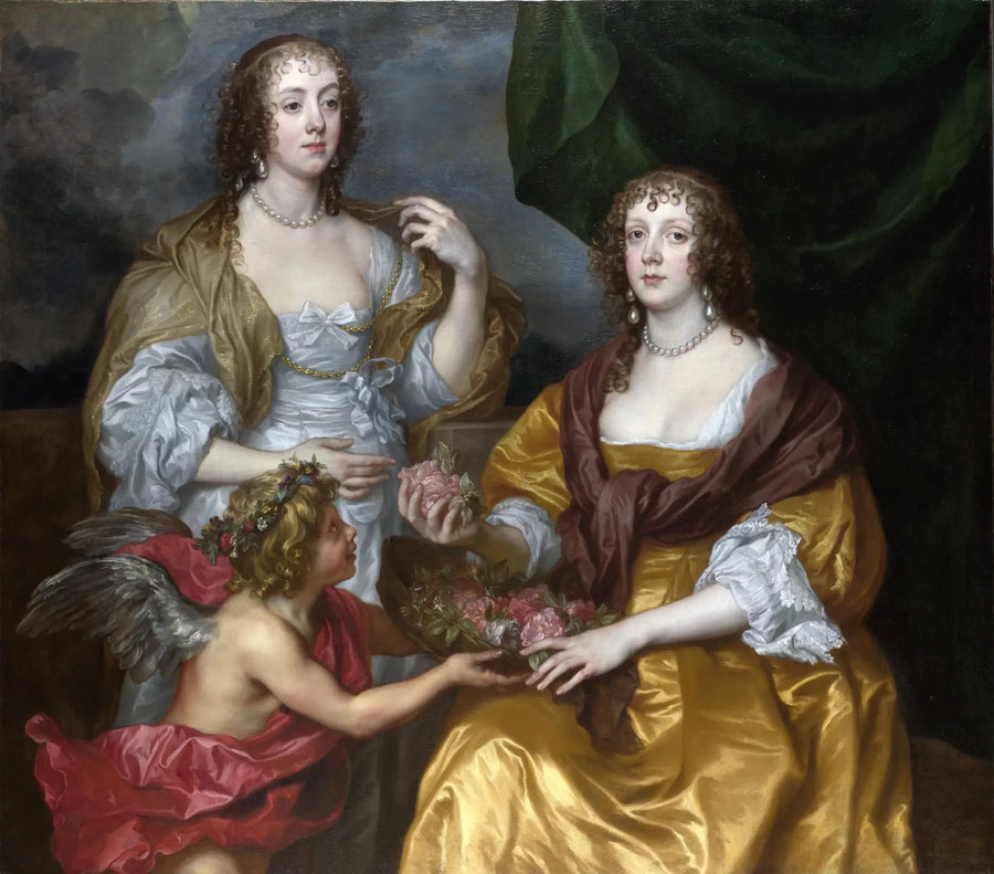 Lady Elizabeth Thimbelby ve kız kardeşi - Antoine van Dyck