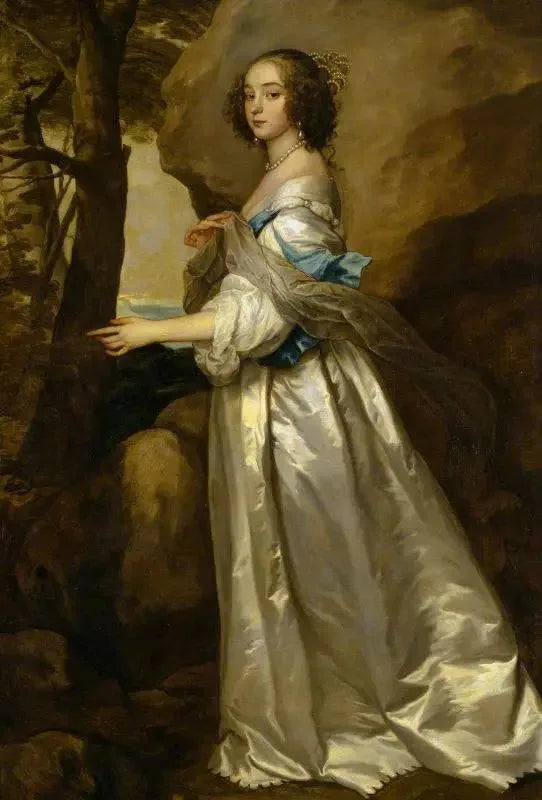 Lady Frances Cranfield, Lady Buckhurst, gelecekteki Dorset kontesi (1687'de vefat etmiş) - Antoine van Dyck