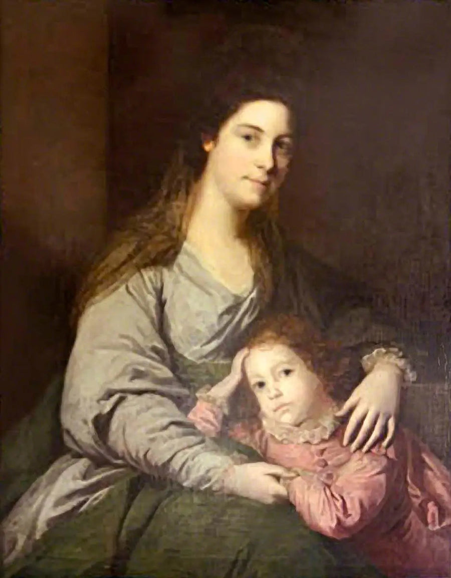 Lady Lepell Phipps (1723–1780) ve oğlu, Charles (?) (1753–1786) - Joshua Reynolds