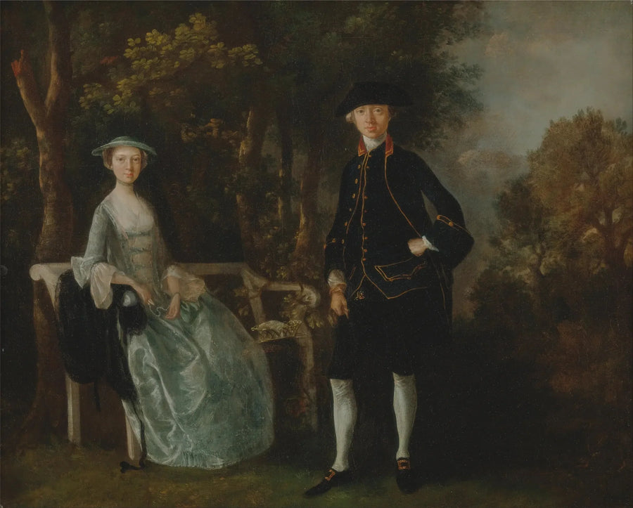 Lady Lloyd ve oğlu, Richard Savage Lloyd, Hintlesham Hall, Suffolk - Thomas Gainsborough