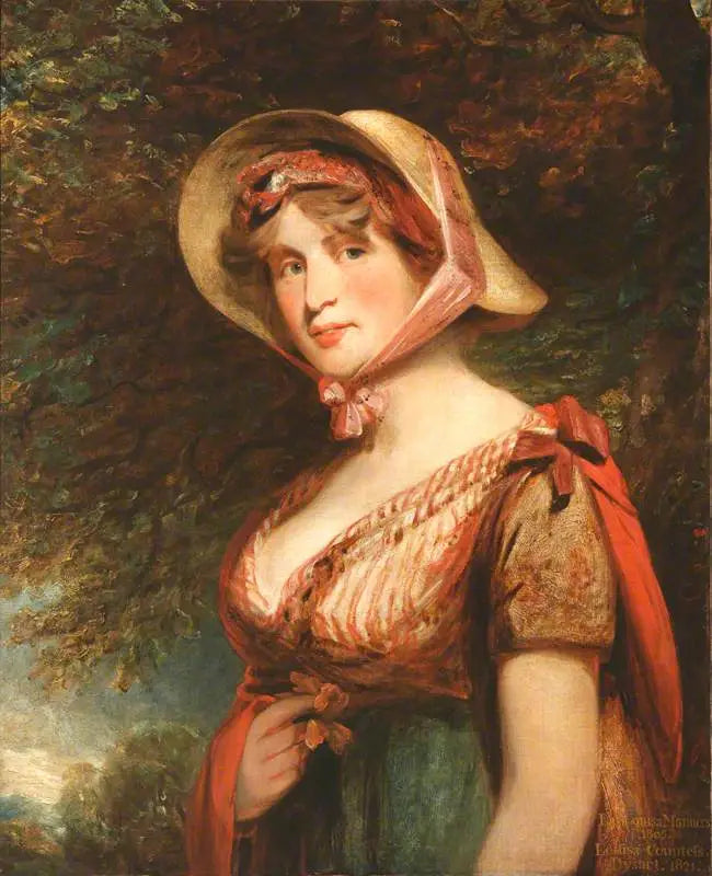 Lady Louisa Tollemache, Dysart Kontesi (1745-1840) (John Hoppner'e göre) - John Constable