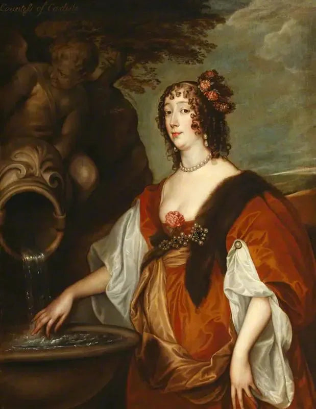 Lady Lucy Percy, Carlisle Kontesi (1599 - 1660) - Antoine van Dyck