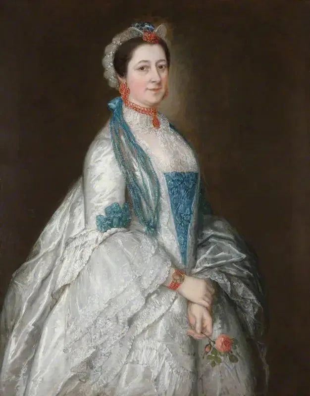 Lady Margaret Downing, Sir Jacob Downing'in eşi, 4. baron - Thomas Gainsborough