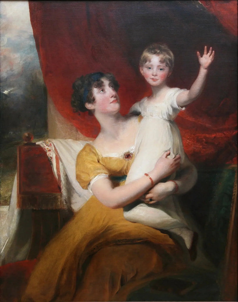 Lady Orde ve kızı Anne - Thomas Lawrence